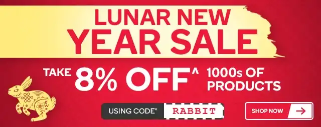 Kogan Lunar New Year sale - Extra 8% OFF 1000's of products with promo code