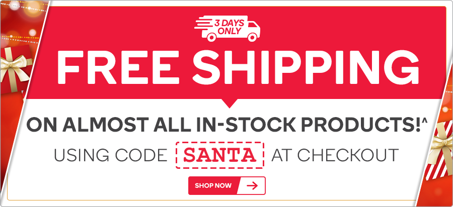Free Shipping on almost all In-Stock products with coupon