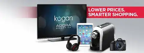 Free Shipping on tvs, Whitegoods, furniture & more with promo code at Kogan