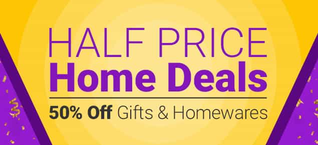 Save 50% OFF on gifts & homeware