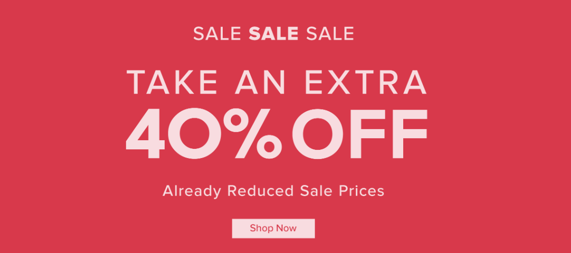 Nine West Take an extra 40% OFF on already reduced sale + outlet styles + 30% OFF storewide