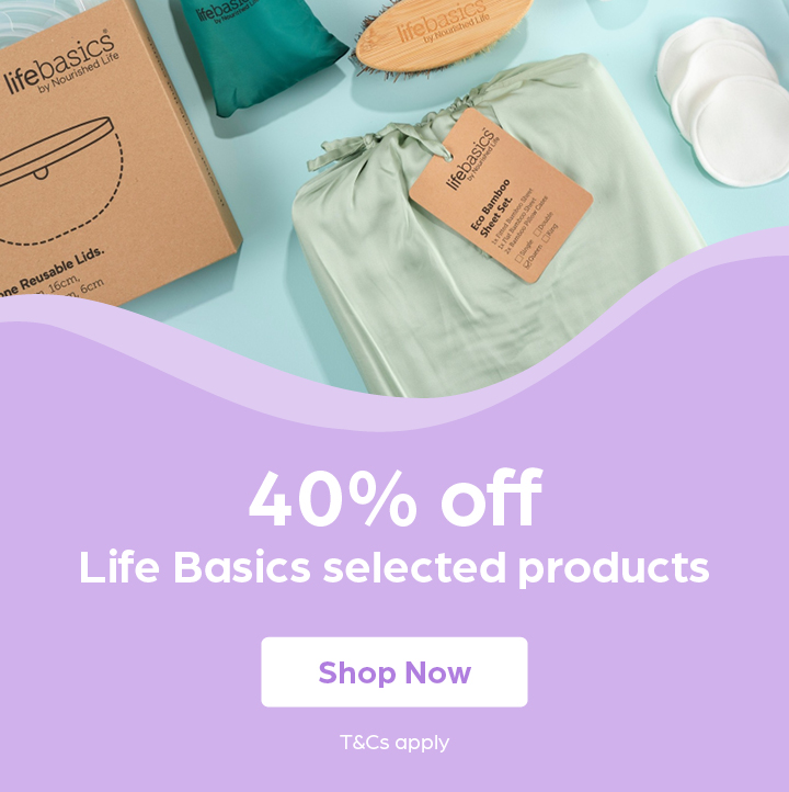 40% OFF selected Life Basics products at Nourished Life