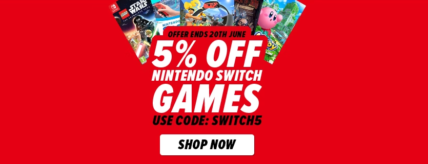 5% OFF Nintendo Switch games with Ozgameshop promo code