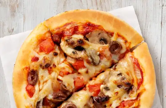Get personal pan pizza + 375ml drink vegan combo for $5.95 pick up | $8.95 delivery at Pizza Hut
