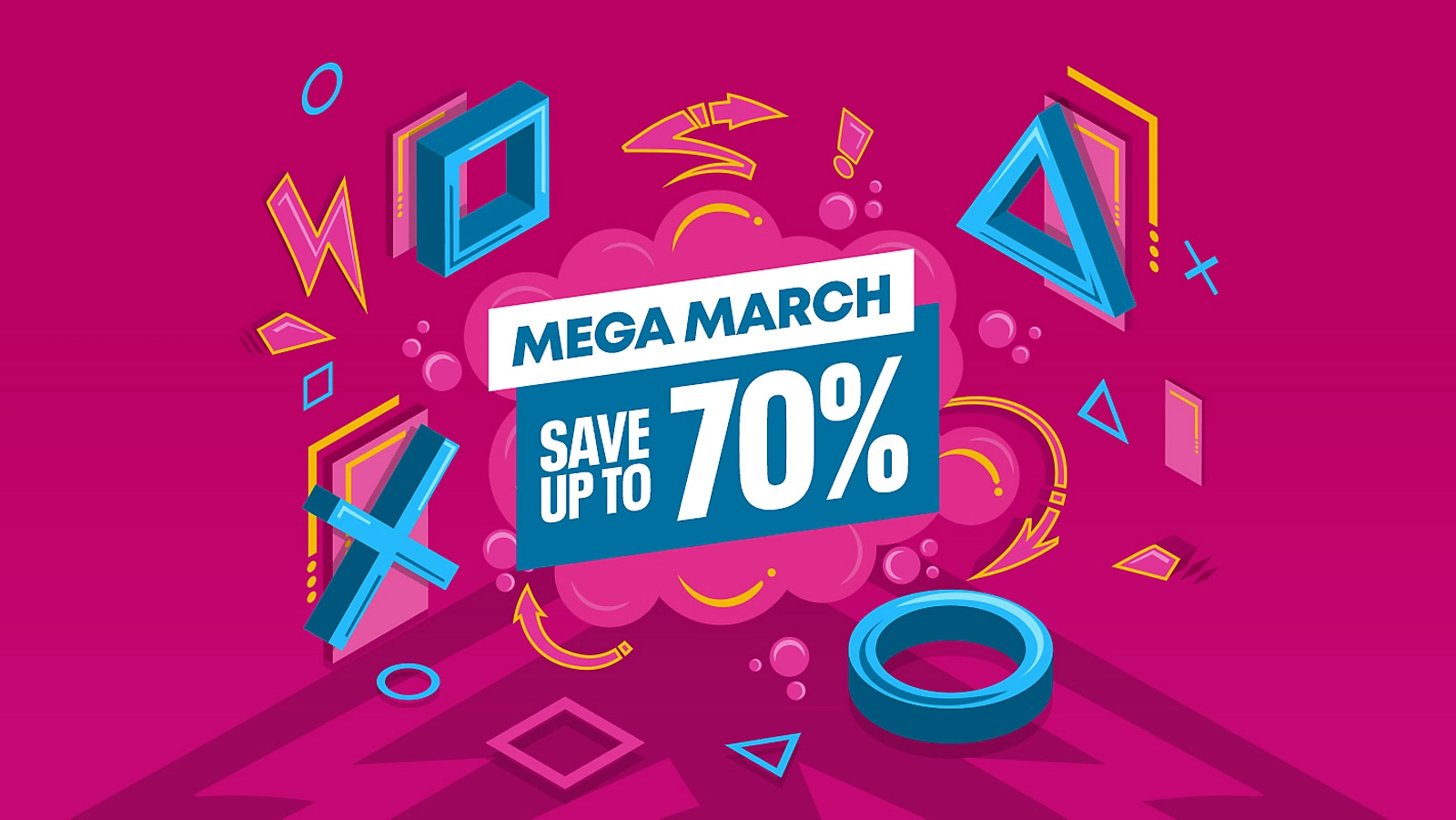 Playstation Mega March - Up to 70% OFF on PS5, PS4 games