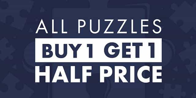 QBD - Buy 1 get 1 50% OFF on all puzzles