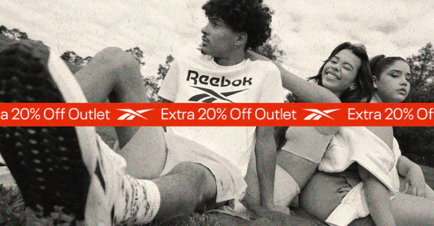 Extra 20% OFF outlet styles with promo code @ Reebok