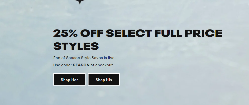 Take 25% OFF select full price styles with promo code @ Reebok