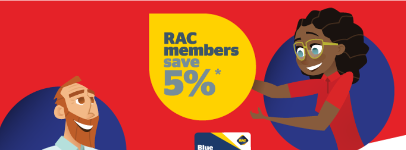 RAC Members Save an exclusive 5% extra every day @ RetraVision