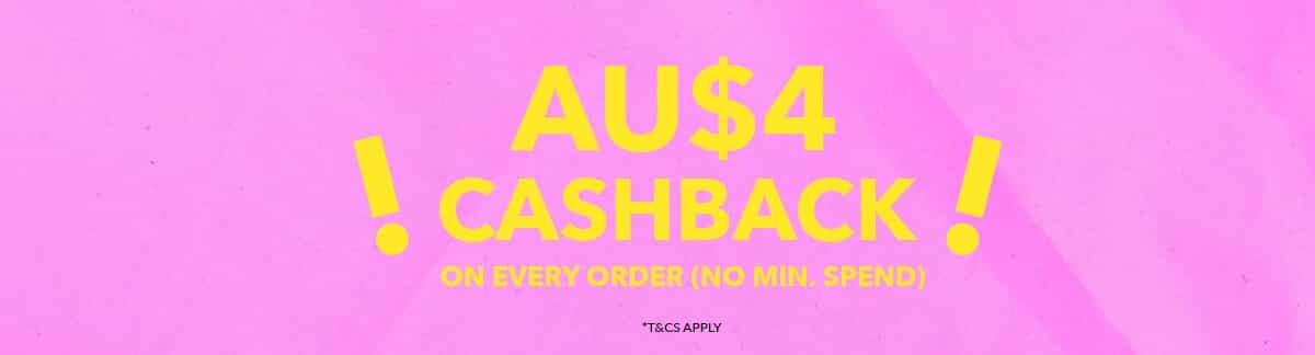 $4 Cashback on every order(no min. spend) @ StrawberryNet, Free shipping $60