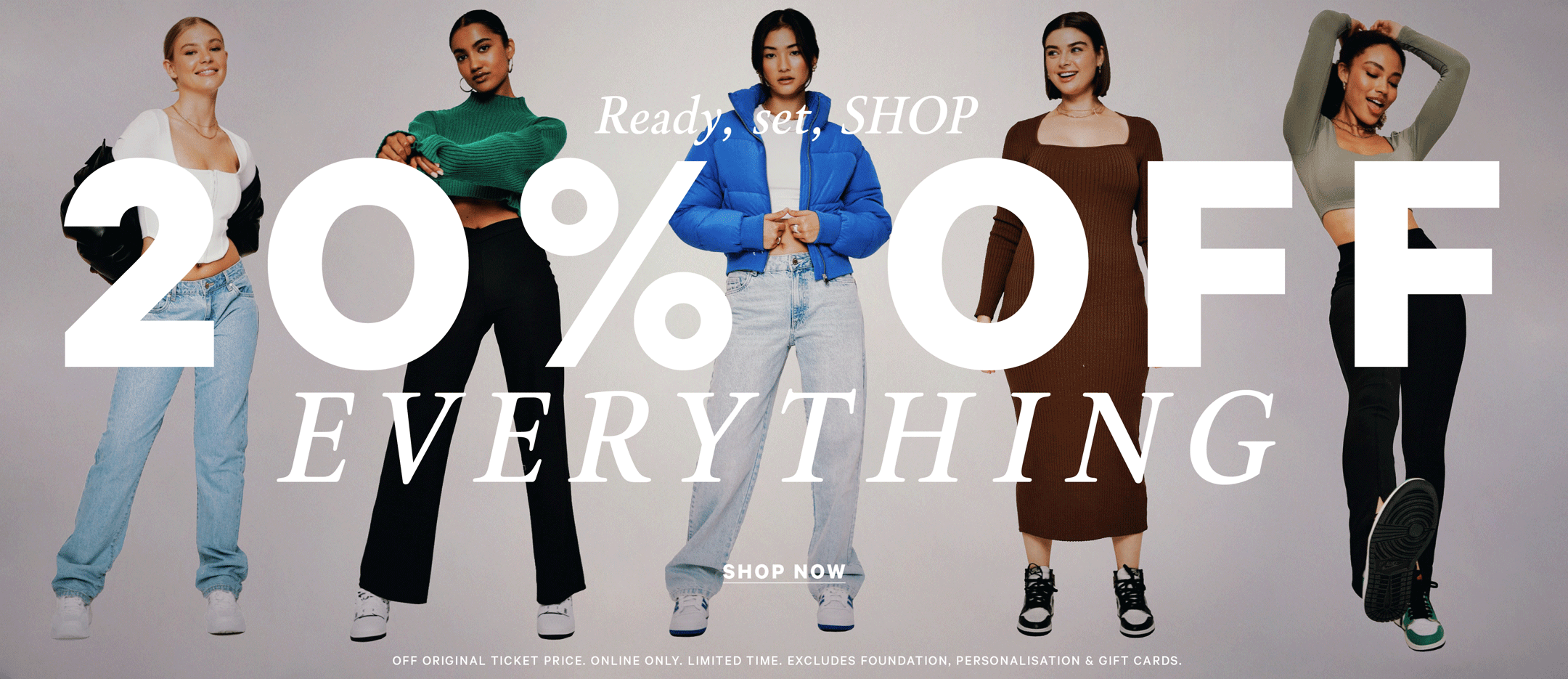 Supre 20% OFF on everything including outerwear, denim, swimwear & more