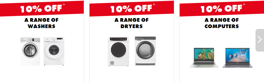 10% OFF a huge range of home appliances with coupon @ The Good Guys