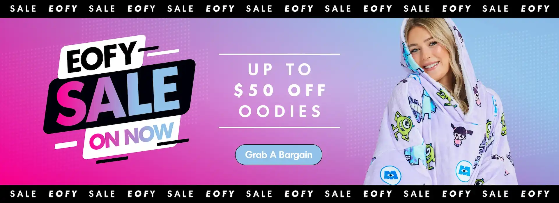 Save up to $50 OFF Oodies with coupon at EOFY sale