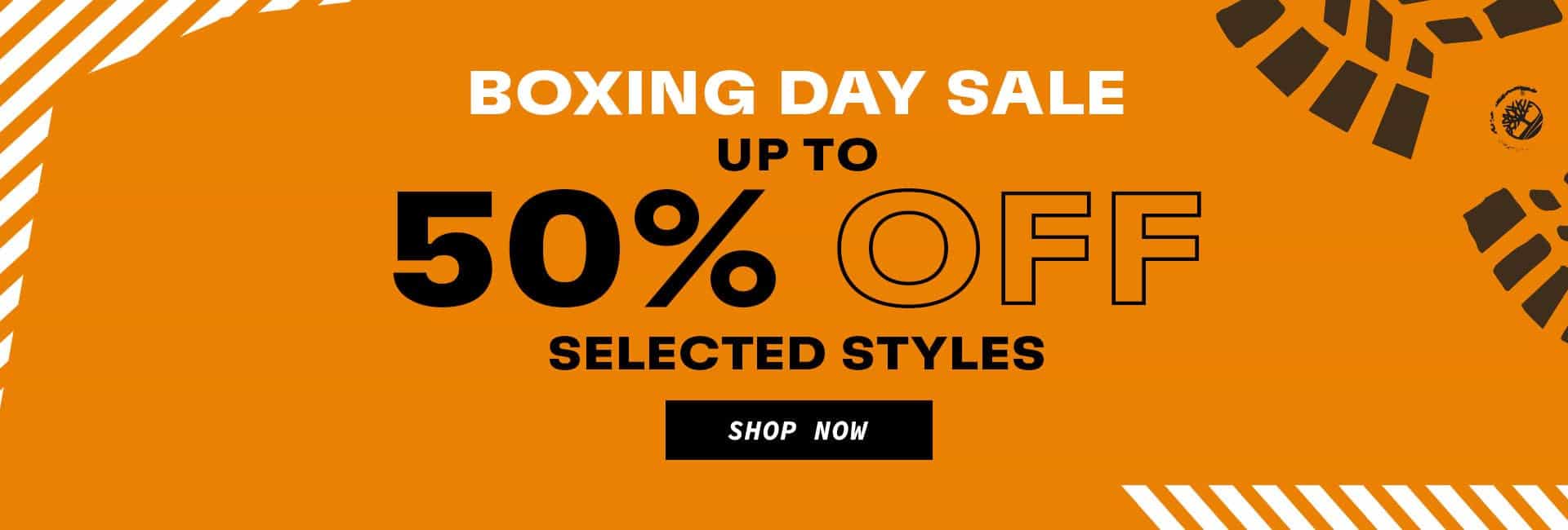 Timberland Boxing Day sale - Up to 50% OFF on selected styles