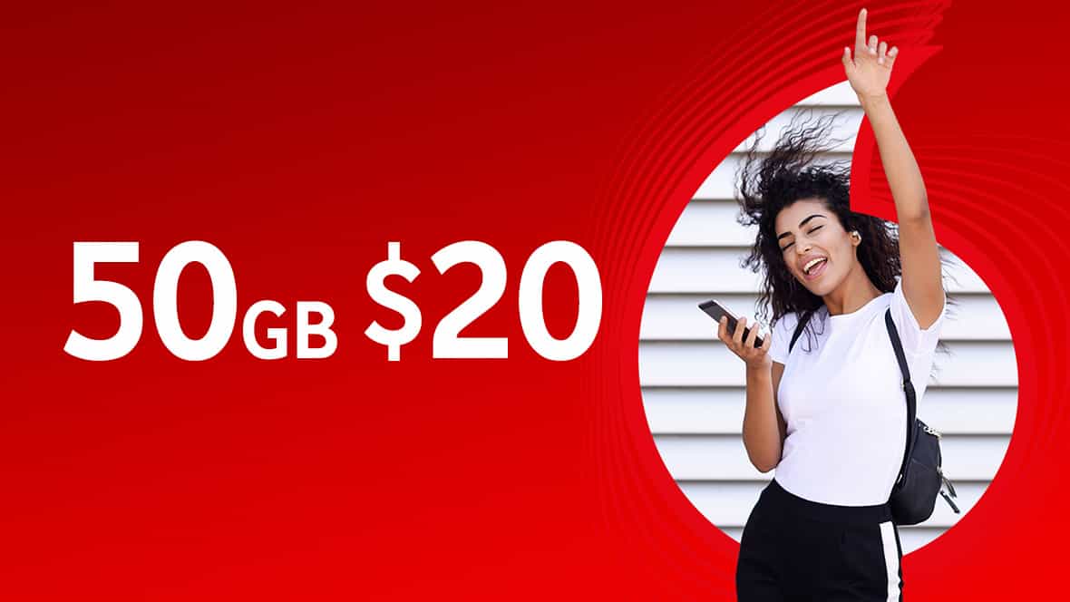Get 50GB data for $20, $250 Prepaid Plus Starter pack for $188