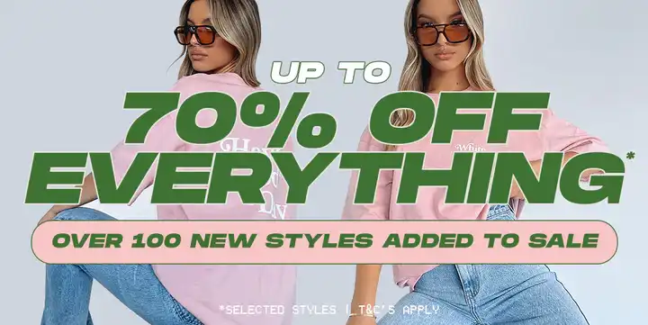 Up to 70% OFF on sale styles at White Fox Boutique
