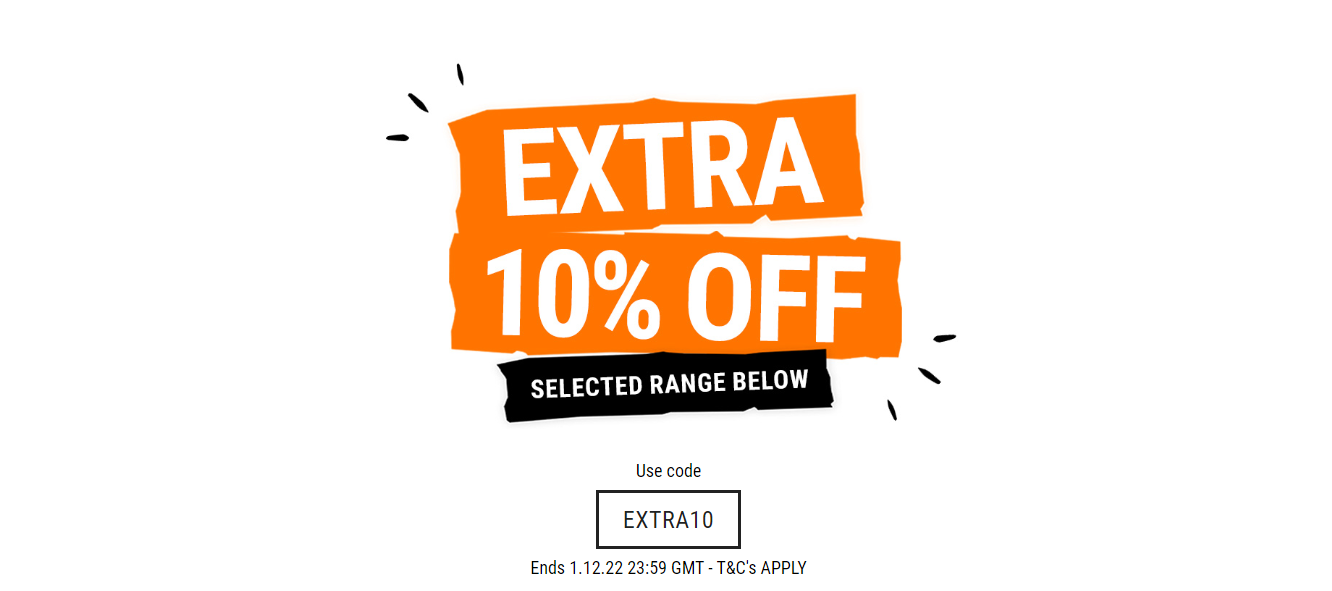 Wiggle Black Friday - Up to 60% OFF + extra 10% OFF selected range with coupon