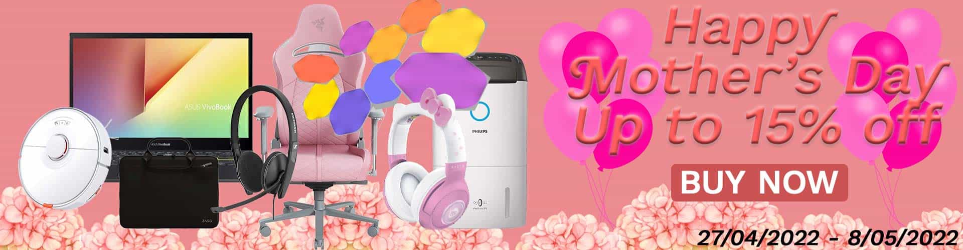 Wireless 1 Mother's Day extra up to 15% OFF on selected items with coupon code