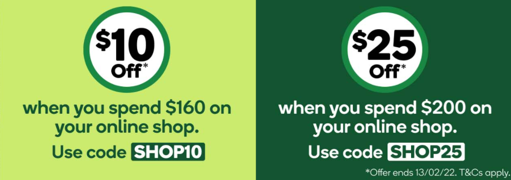 Woolworths spend & save extra up to $25 OFF with coupons. Save on on groceries&more(Targeted)