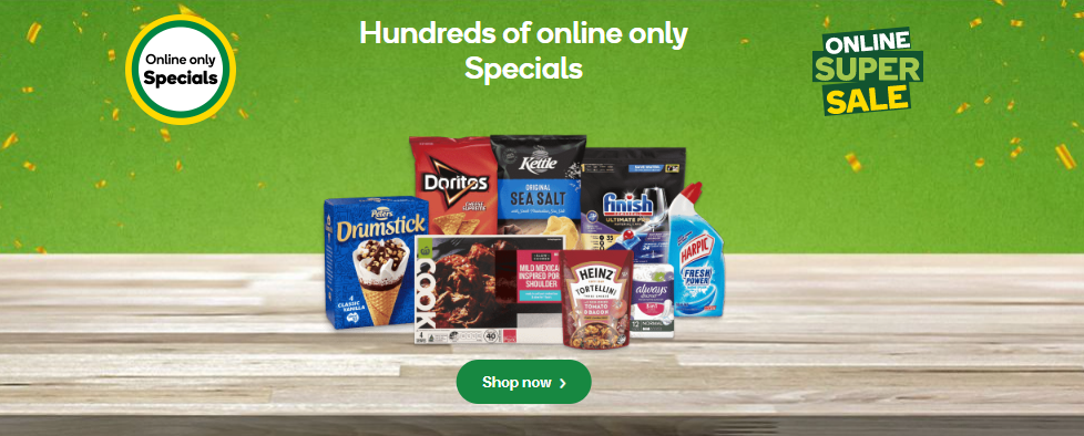 Woolworths Super Sale Specials up to 50% OFF on groceries, beauty, skincare products