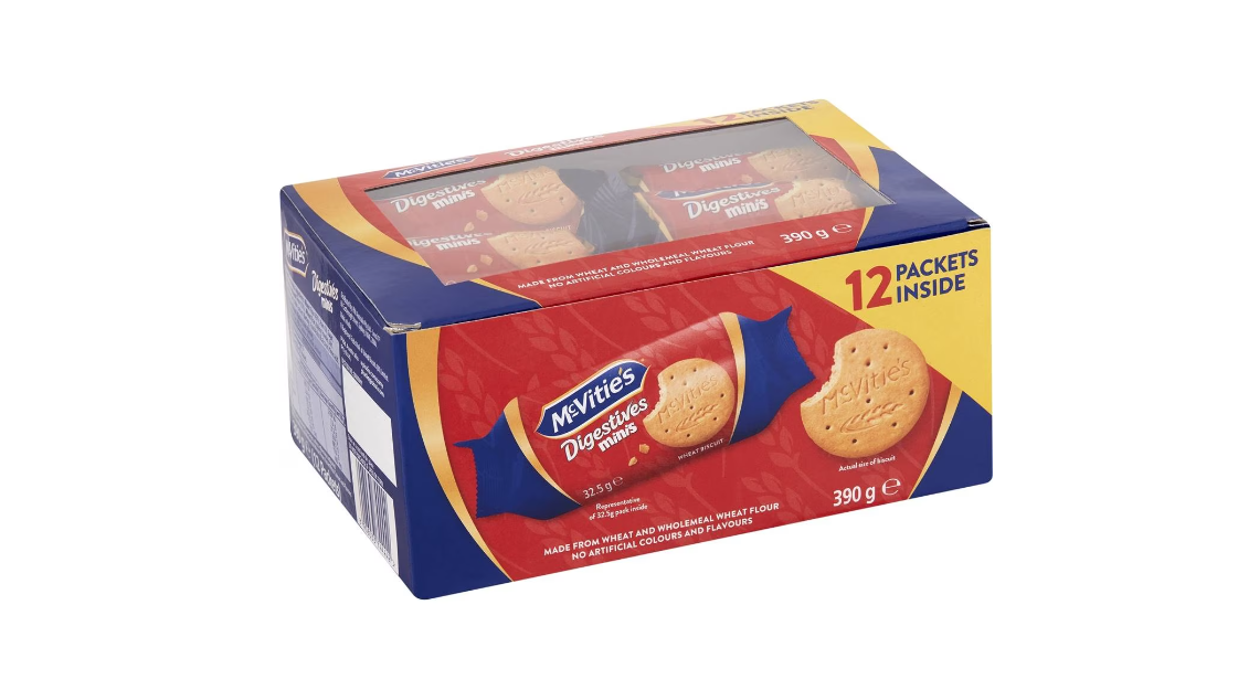 New @ Woolworths - Buy Mcvitie's Digestives Minis Biscuits 12 Pack now $2.5 was $5(Price updated)