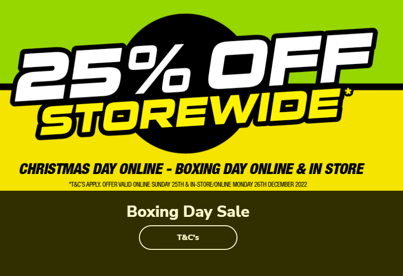 Auto Barn Boxing Day Sale - 25% OFF storewide