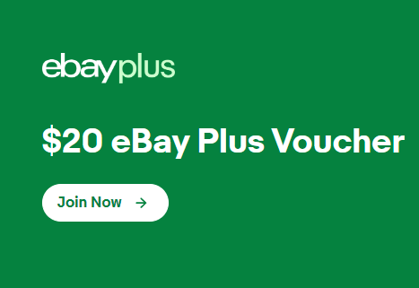 Get $20 eBay Plus Voucher when you join eBay Plus (Free trial available, min. spend $20.01)