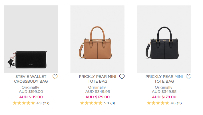 MIMCO vegan bags on sale up to 50% OFF from $99