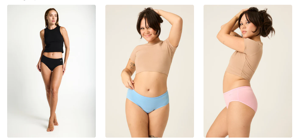 Shh, Get FREE Classic Bikini Moderate-Heavy vegan undies with coupon at Modibodi. Just pay shipping.