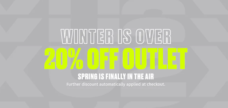 Take a Further 20% off Outlet items with 2XU
