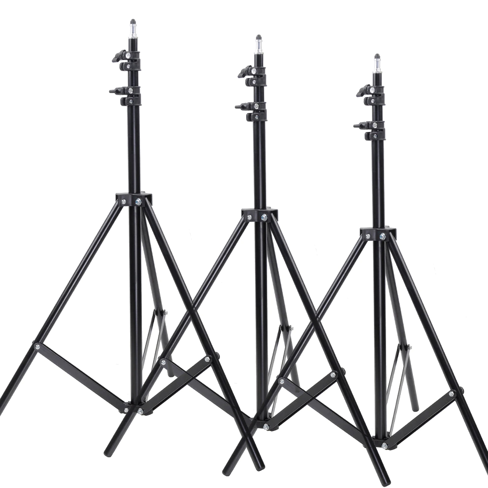 3 Pack 210cm Photography Light Stands for AU$73.88 including Delivery (Normally $99)