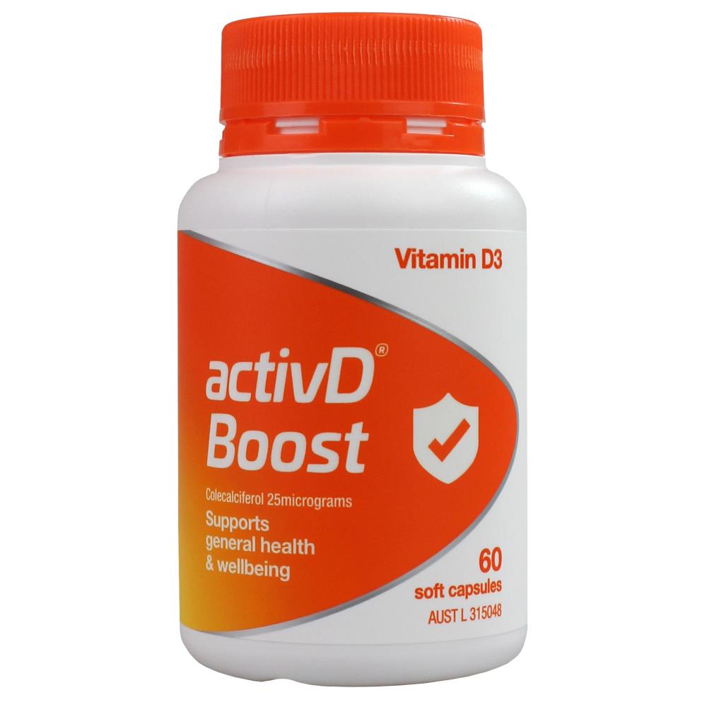 Get $4.5 OFF on ActivD Boost Vitamin D3 Supports General Health 60PCS now $6.49