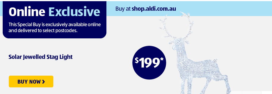 ALDI Christmas Lights Online Exclusives From Wednesday 03-11-2021