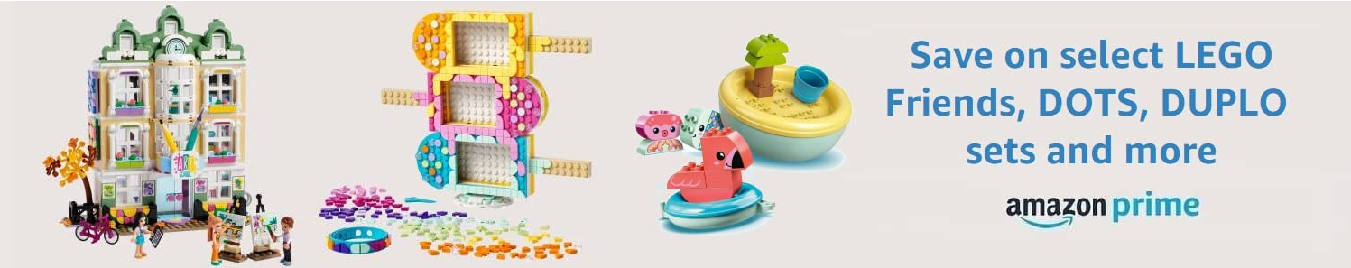 Amazon sale on select LEGO sets - Friends, DOTS, DUPLO and more.