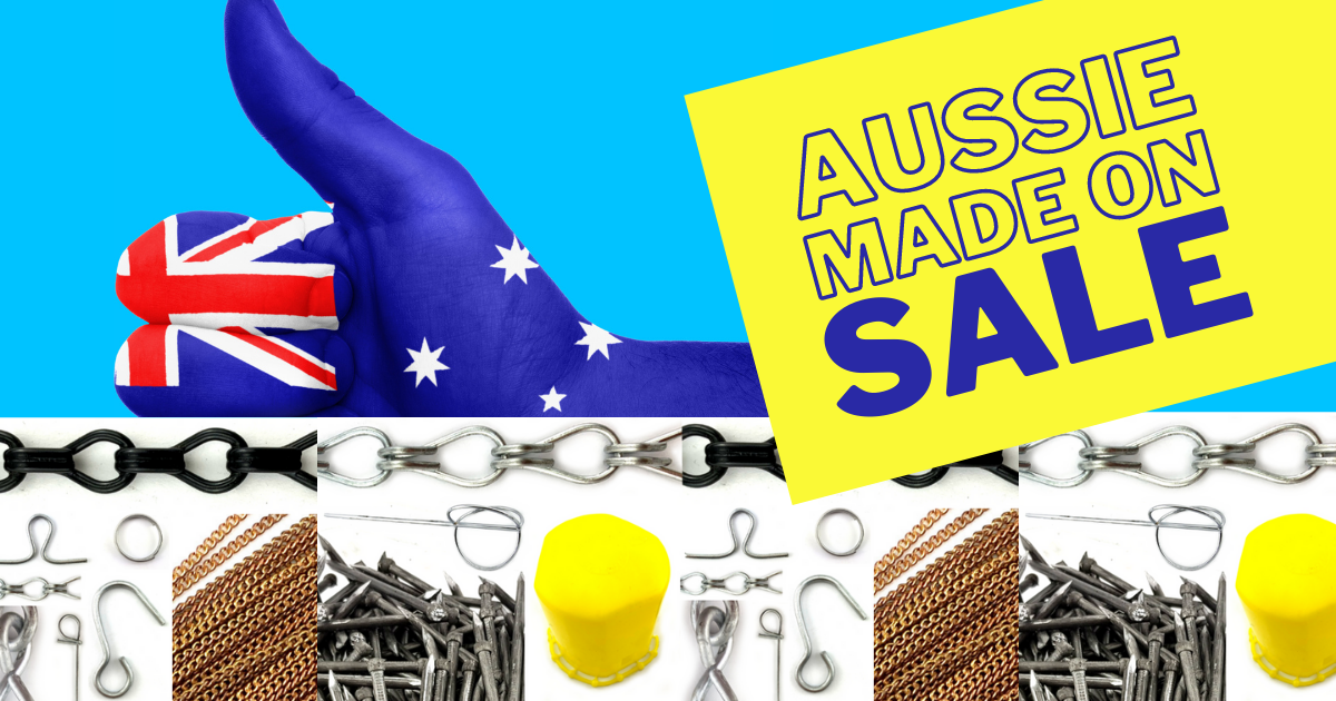 Australian Made Hardware on Sale! Get 5% Off. Delivery Australia wide.