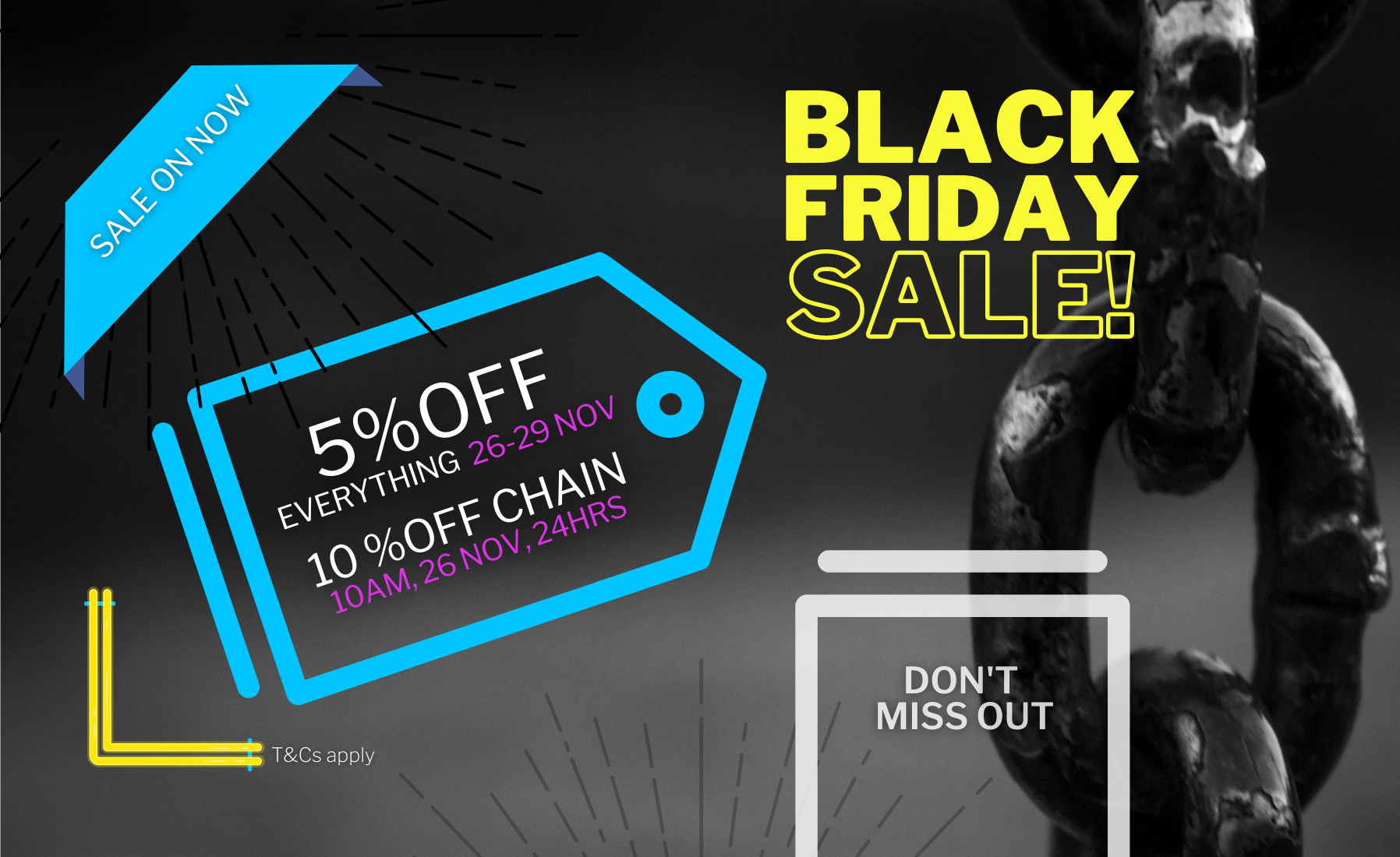 5% Off Everything with coupon.Huge Black Friday Sale. Hardware, Tools, Chain & More. Australia wide!
