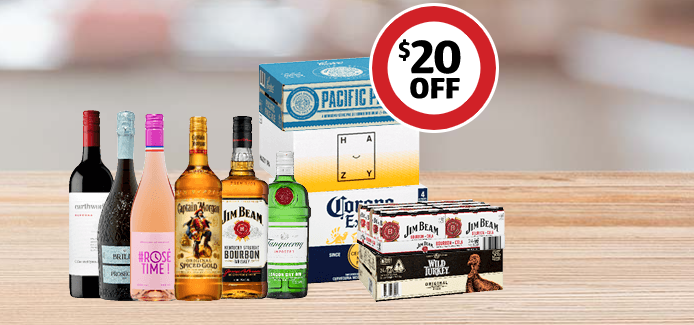 Coles new promocodes for liquor: $5 OFF $50, $10 OFF $70 and $20 OFF 100