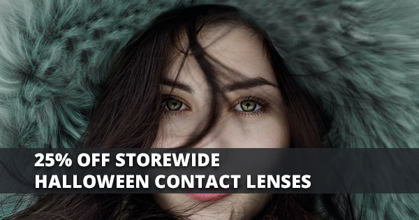 25% off storewide on all contact lenses and free express shipping over $40