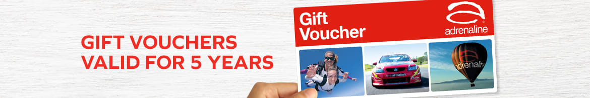 Extra $25 OFF when you purchase $250 gift voucher at Adrenaline