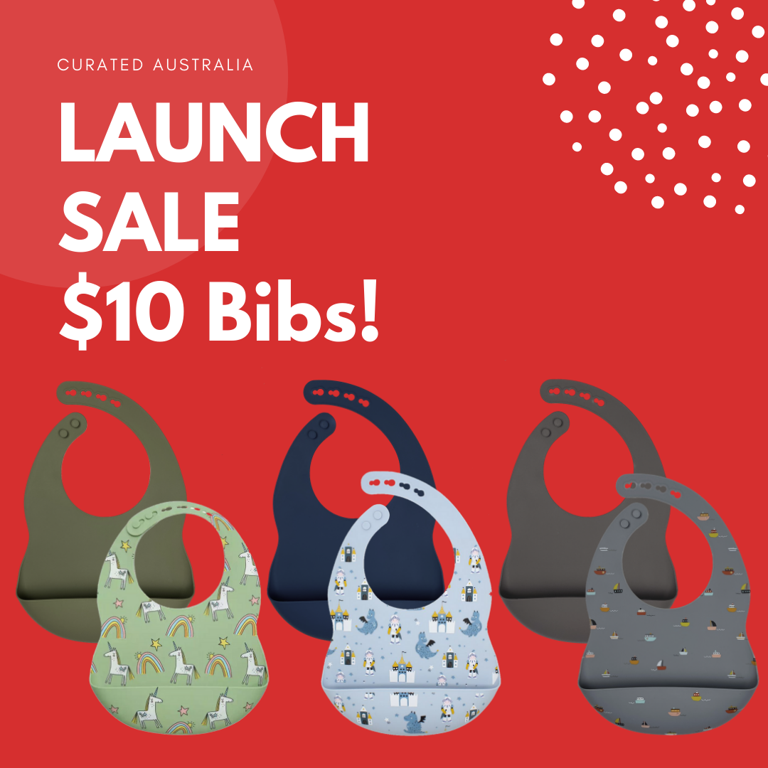 Launch Special - $10 Silicone Bibs!