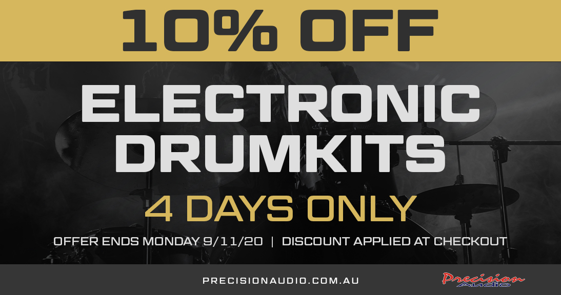 10% Off Electronic Drumkits