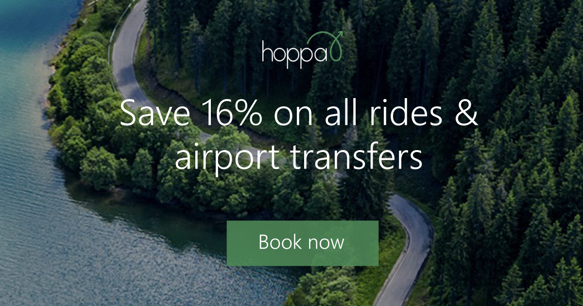 Get 16% OFF all 2021 and 2022 rides and airport transfers with Hoppa & SneakQIK