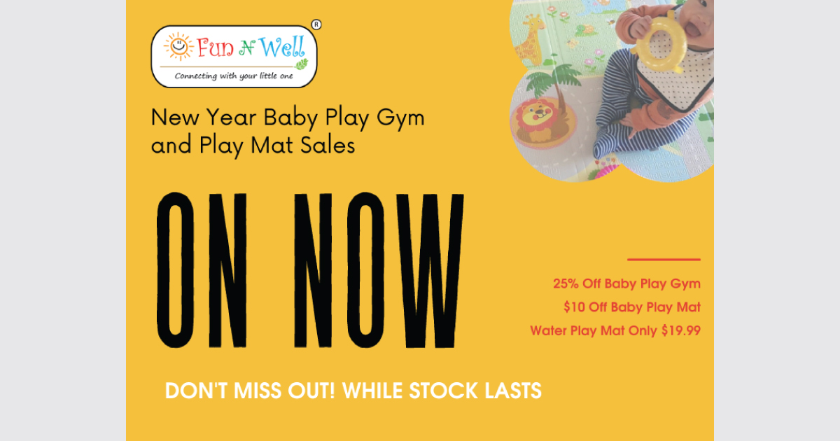 New Year Play Mat Sales - Baby Play Gym / Play Mat