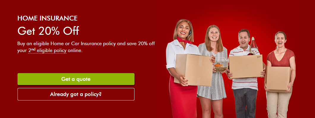 AAMI 20% Off on 2nd eligible policy online when you buy an eligible Home or Car Insurance policy