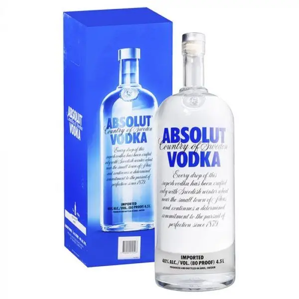 15% off on Absolute Vodka 4.5L