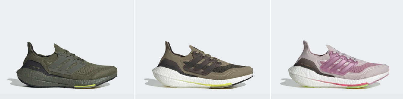 Save extra 30% OFF on Ultraboost 21 shoes with discount code