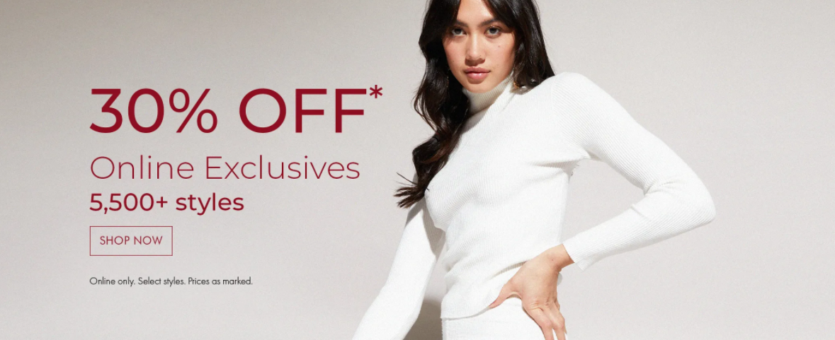 30% off Online Exclusives at Ally Fashion