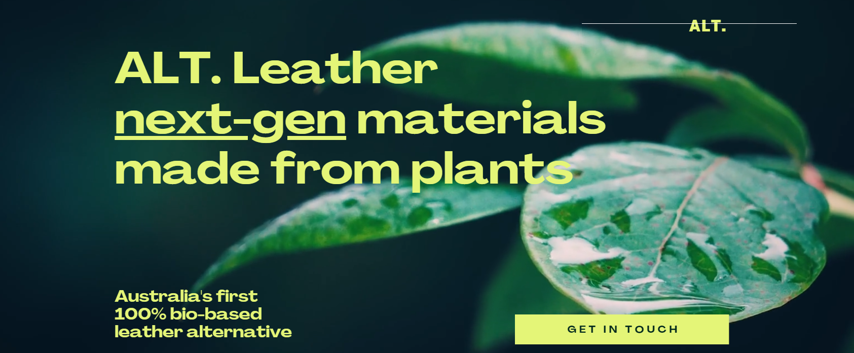 Australia's first plant-based leather alternative raises $1.1 million