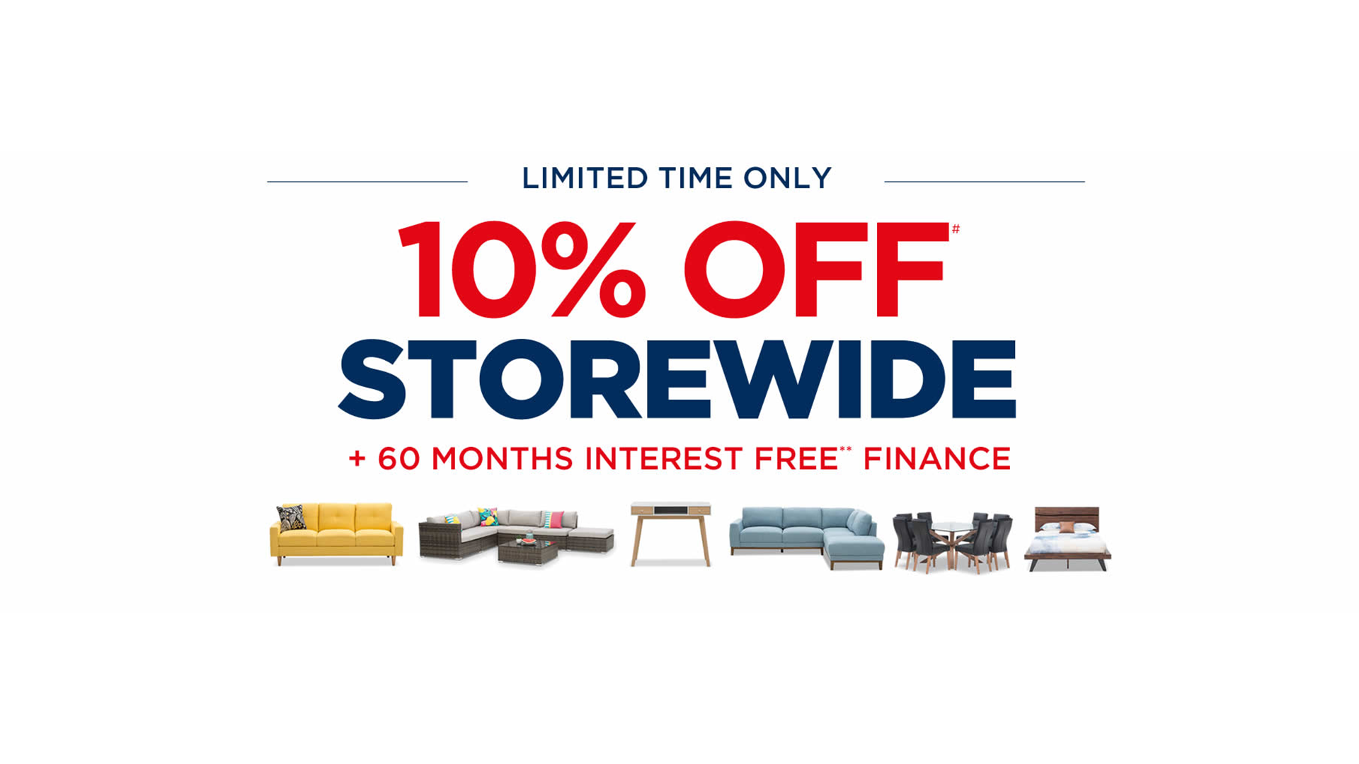 Extra 10% OFF storewide with promo code at Amart Furniture
