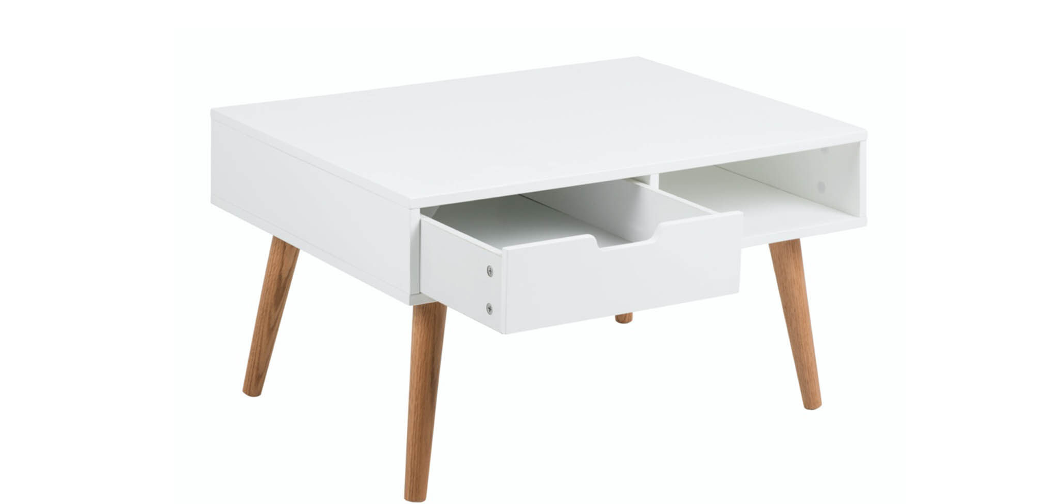 80% OFF RAMOS White Coffee Table now $49 + delivery @ Amart Furniture